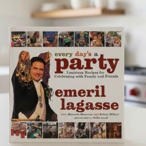 Emeril Lagasse Cookbook Every Day’s a Party First Edition Cajun Recipes HC